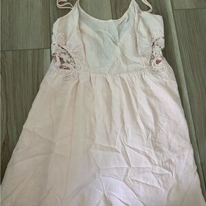 Forever 21 Pink Lace Mini Dress